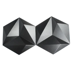 Panele ścienne 3D Patya - antracyt