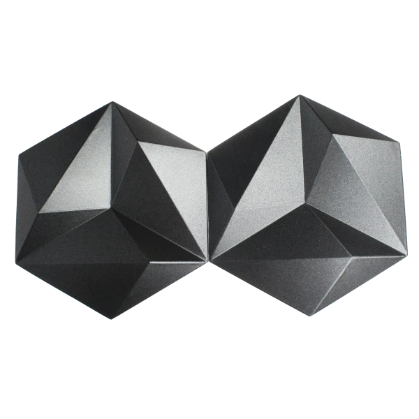 Panele ścienne 3D Patya - antracyt