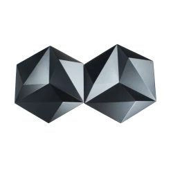 Panele ścienne 3D Patya - metaliczny grafit